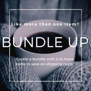 Bundling items saves on shipping.